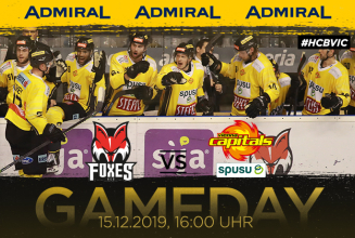 HEUTE 16:00 Uhr | Bozen- spusu Vienna Capitals