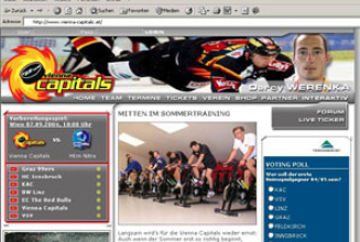 CAPS-HOMEPAGE IN NEUEM DESIGN