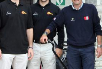 Golfrunde mit den Vienna Capitals – Markus Brier wünschte Schönes Spiel