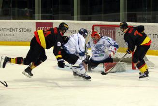 Vienna Capitals II: Knappe Niederlage nach hartem Kampf