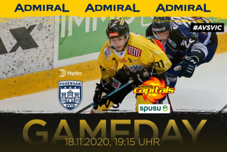 HEUTE 19:15 Uhr | Fehervar AV19 - spusu Vienna Capitals