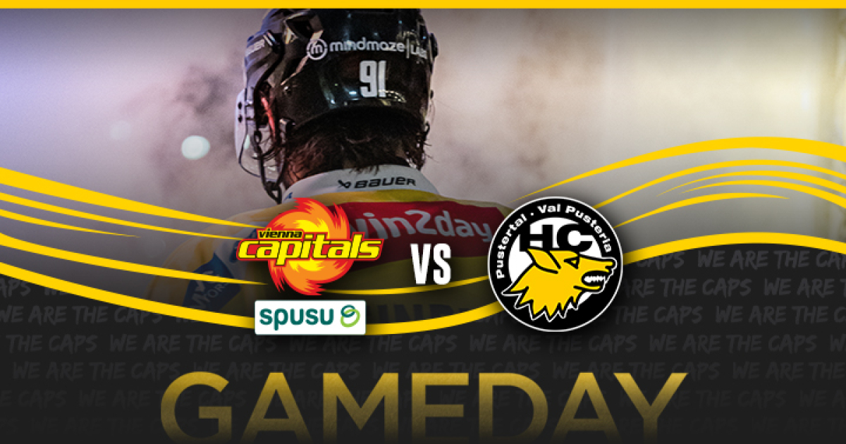 Today 7:15 pm |  Sposo Vienna Capitals – HC Pustertal