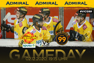 Ab 18:55 im STREAM | spusu Vienna Capitals – Graz
