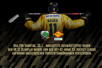 Morgiges Auswärtsspiel gegen Laibach verschoben