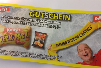 Gutschein zücken und Kellys knabbern!