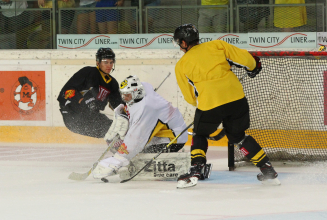 Volle Konzentration vor dem EBEL-Start