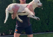 Patrick Peter mit Hund Arthur 2