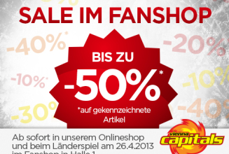 Bis zu -50% Rabatt beim großen Saisonabverkauf