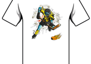 T-Shirt Eishockey Zombie