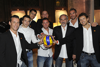 UPC Vienna Capitals als Botschafter für die Euro Volley 2011