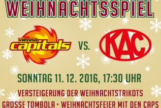 Das Caps-Weihnachtsspiel gegen den KAC