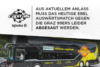 Heutiges Spiel 4 in Graz abgesagt