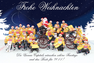 Vienna Capitals wünschen FROHE WEIHNACHTEN