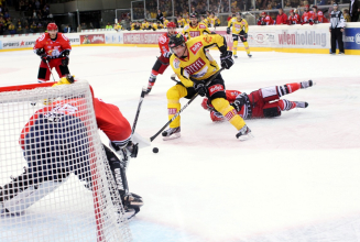 4:1-Pflichtsieg in Jesenice – Caps damit derzeit in den Playoff-Rängen