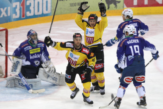 Caps feiern gegen Villachs Adler einen 5:2-Erfolg